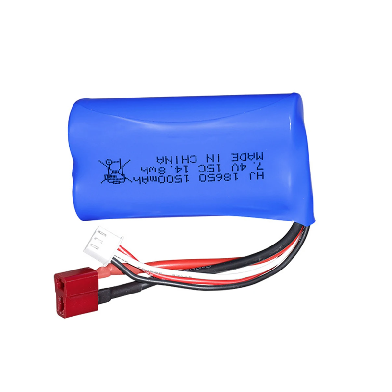 Kompakt 7,4V 1500mAh 15C Li-ion batteri for drone og RC racing høyytelse stabil strømforsyning