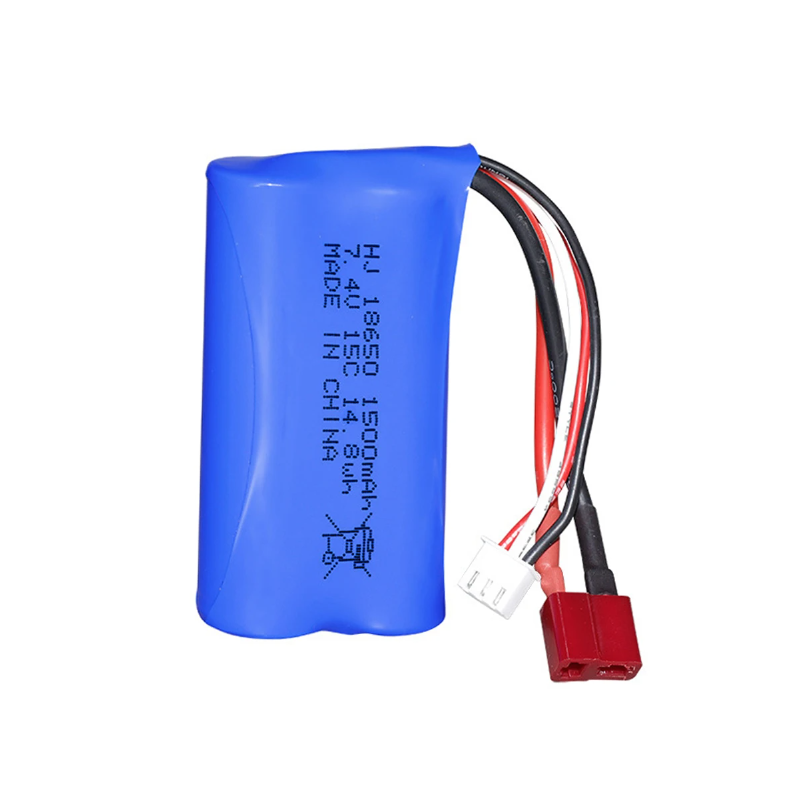 Kompakt 7,4V 1500mAh 15C Li-ion batteri for drone og RC racing høyytelse stabil strømforsyning