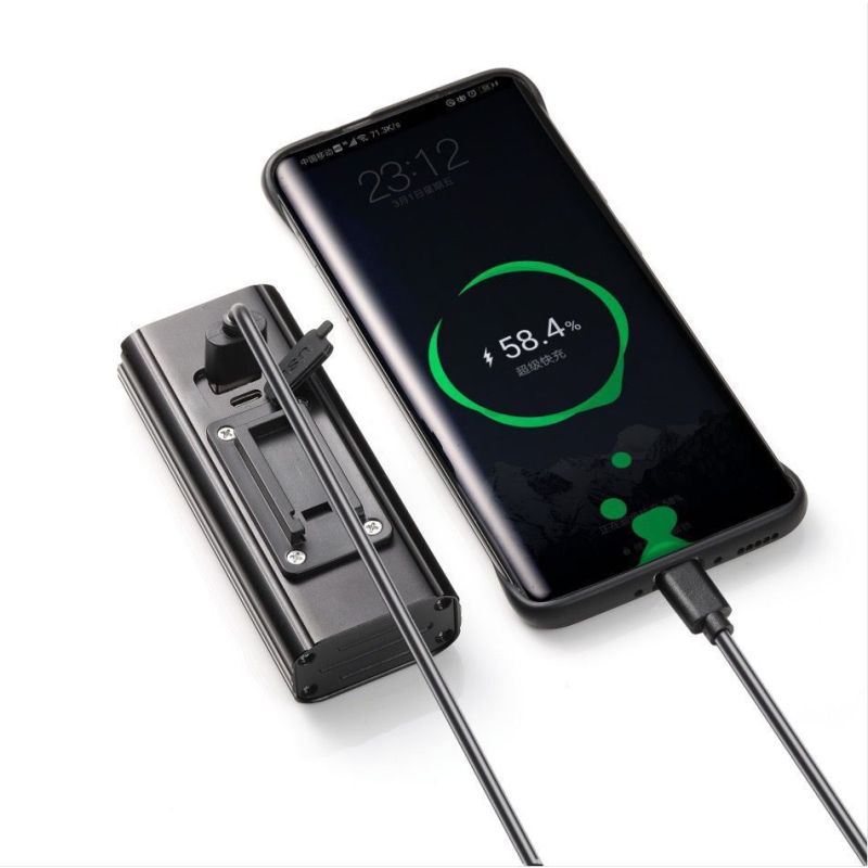 NiteBeam BR08 sykkellys 10000 lumen usb oppladbar sykkelutstyr for urban sykling og fjellstier