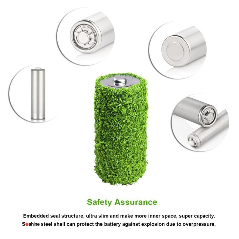 Soshine 6500mAh 3.7V 32650 Lithium batteri med høy energitetthet lang levetid perfekt for verktøy og duppeditter