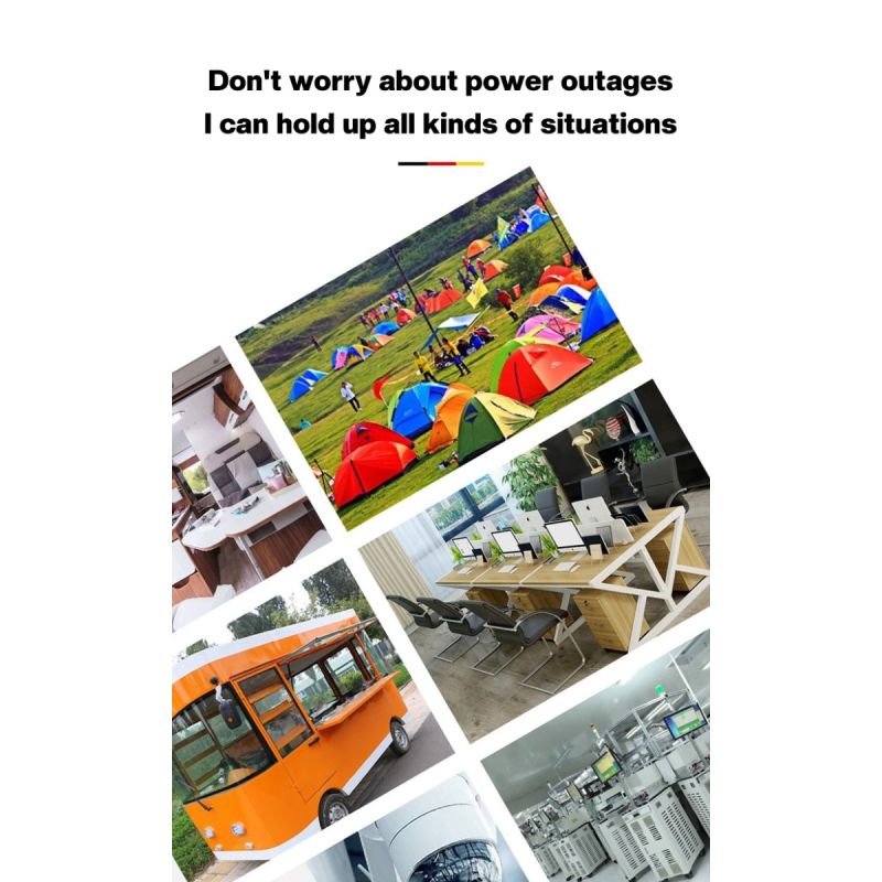 Ren Sinuskurve Inverter 3000W-8000W for Off-Grid Bobil Effektiv Ren Utgang DC 12V/24V AC 110V/220V