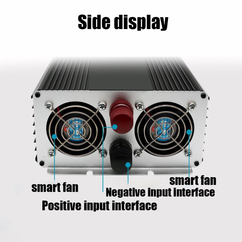 Ren Sinuskurve Inverter 3000W-8000W for Off-Grid Bobil Effektiv Ren Utgang DC 12V/24V AC 110V/220V