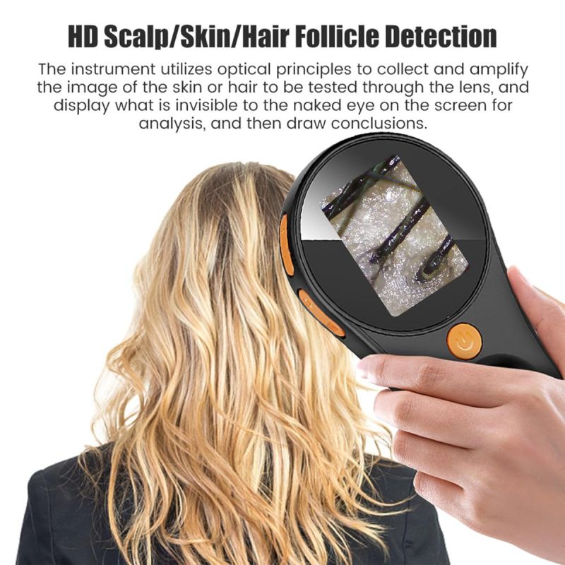 Digitalt Mikroskop 500x Forstørrelse | 2MP Kamera Hudanalysator Elektronikkreparasjon Videokamera