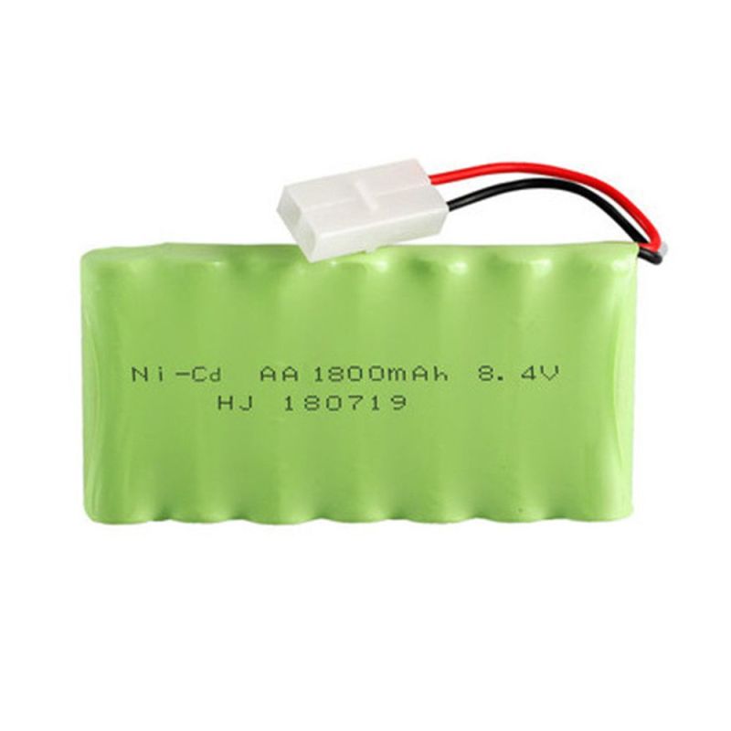 8,4V AA Ni-MH oppladbart batteri 1800mAh perfekt for barnas leker miljøvennlig og raskt ladende løsning