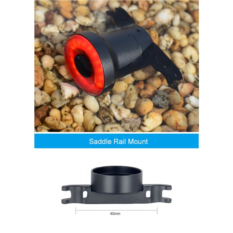 XLite100 Intelligent sykkellys Oppladbar Baklys Sykkelutstyr Super lys Synlighet Sikkerhetslanterne COB LED