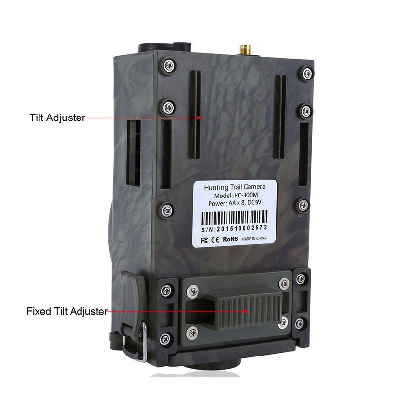 HC-300M 12MP 1080p jaktkamera med infrarød bevegelsesdeteksjon dyrelivsovervåking høyoppløselige bilder