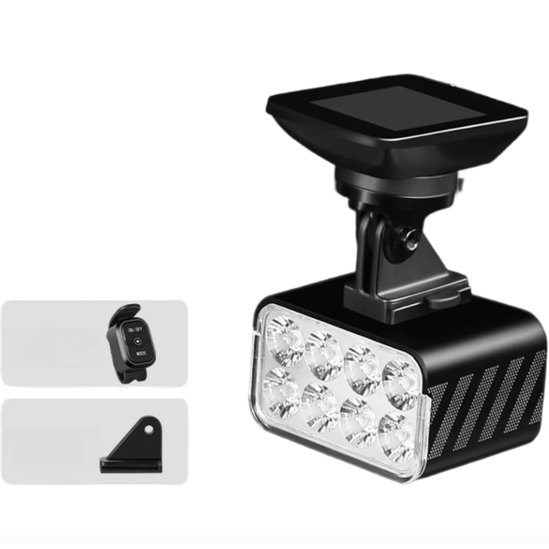 W450 sykkellykt: Trådløs, fjernstyrt og hevbar frontlykt med 1800 lumen. Perfekt for stisykling!