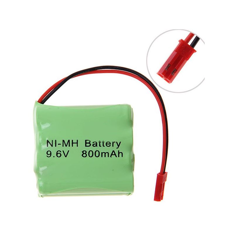 Oppladbart 9,6V AAA 800mAh Ni-MH batteri Høy kapasitet og miljøvennlig for elektroniske enheter og modellkjøretøy