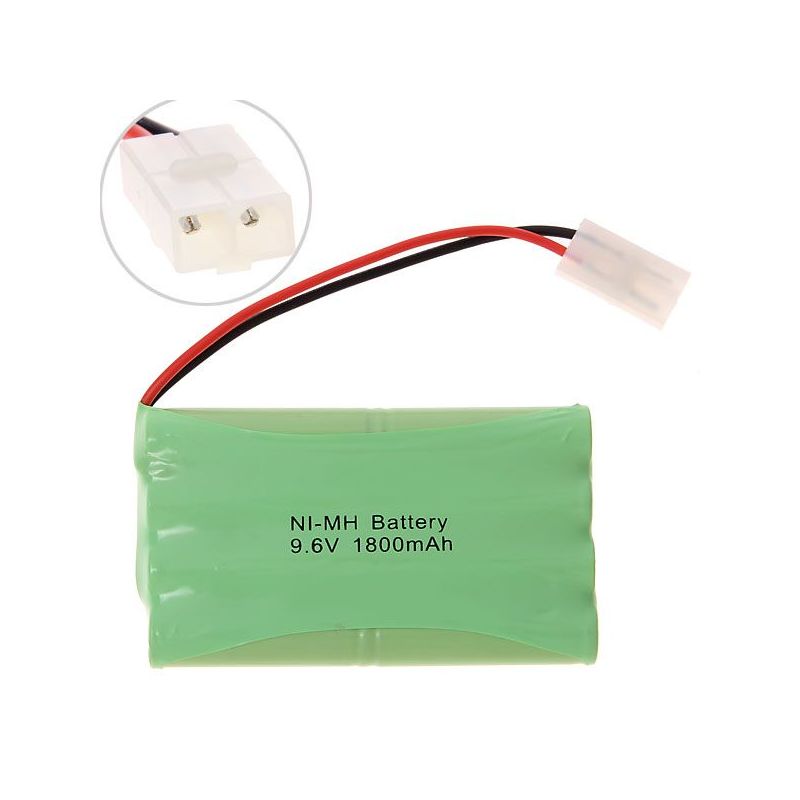 9,6V AA 1800mAh Ni-MH oppladbart batteri miljøvennlig høy kapasitet for fjernstyrte kjøretøy husholdningsapparater