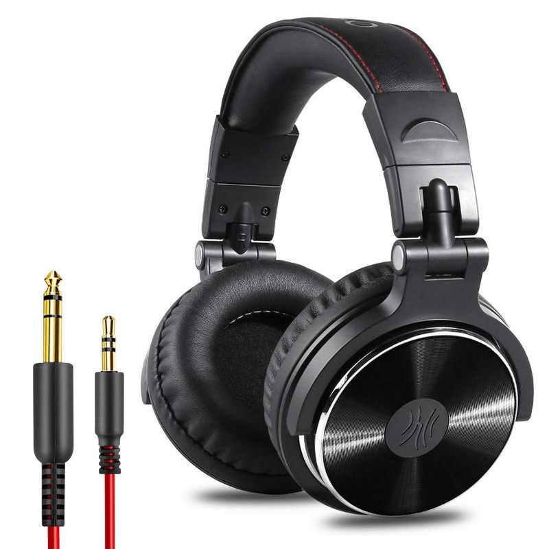 Oneodio Pro-10 Profesjonelle Studiohodetelefoner Over-øre HiFi Monitor Balansert Lyd 50mm Drivere DJ Utstyr