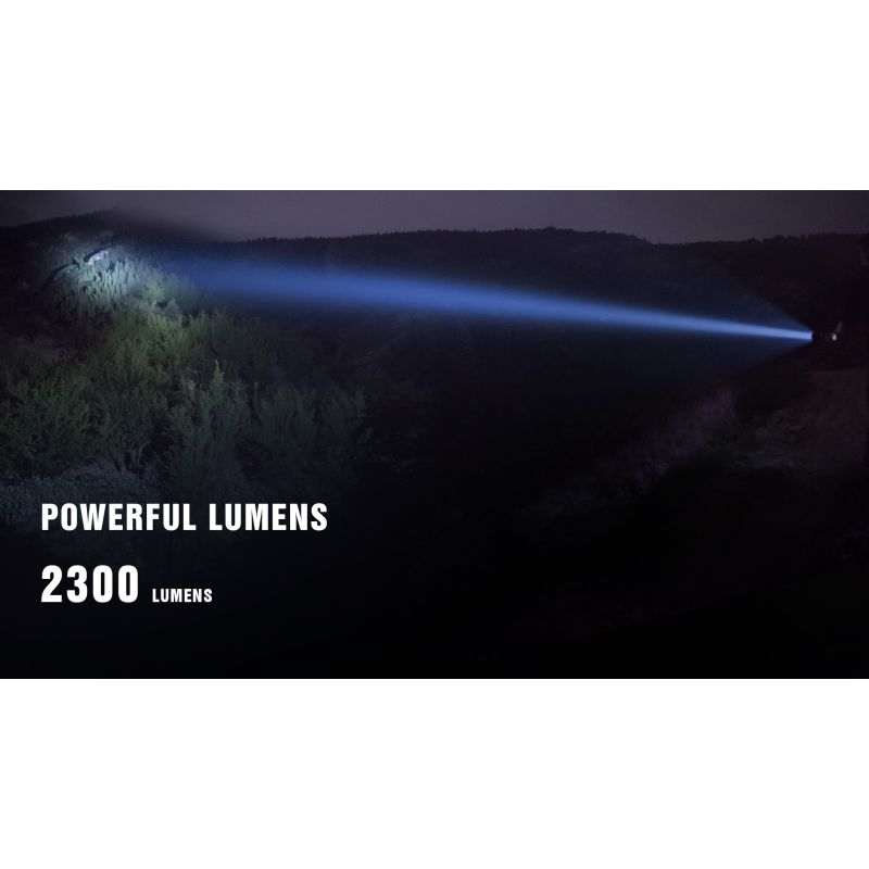 Trustfire T70 Kit XHP35 HI 2300 Lumen Høy Effekt Oppladbar LED Lommelykt Lang Rekkevidde Camping Jakt