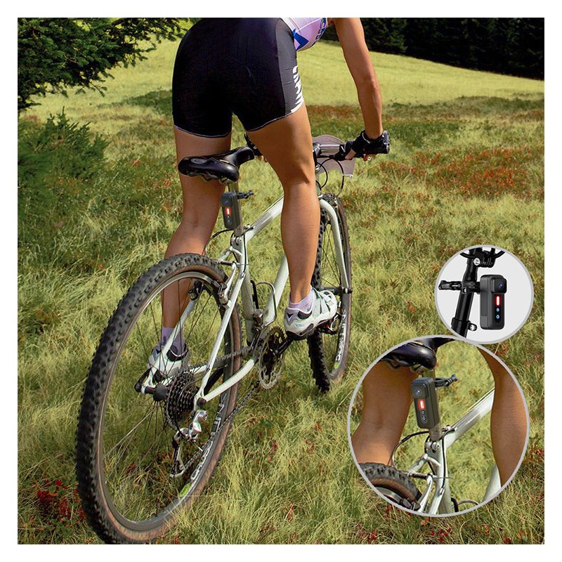 1080P Sykkelopptaker Sykkelbaklys Multifunksjonelt Kamera Utendørs Gadgets for Sykkelsikkerhet og Vlogkamerabruk
