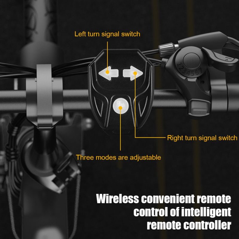 Sykkel Blinklys Baklys LED Sykkellampe USB Oppladbar med Høy-Effektiv LED Enkel Montering Vanntett Design
