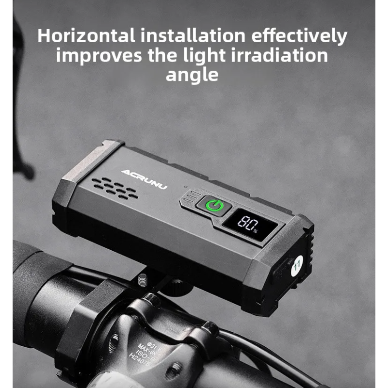 ACRUNU LED Sykkellykt: USB Oppladbar Frontlykt for Optimal Sykkelsikkerhet