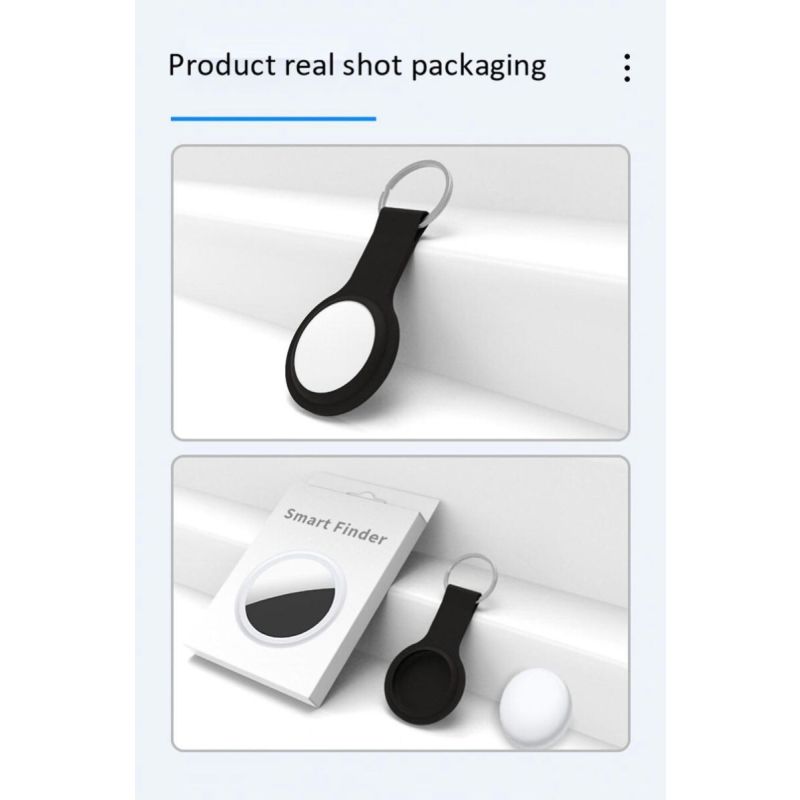 Mini GPS Tracker Bluetooth 4.0 Smart Locator Anti-Lost Lettvekt Kompakt Design Sanntids Posisjon iSearching App