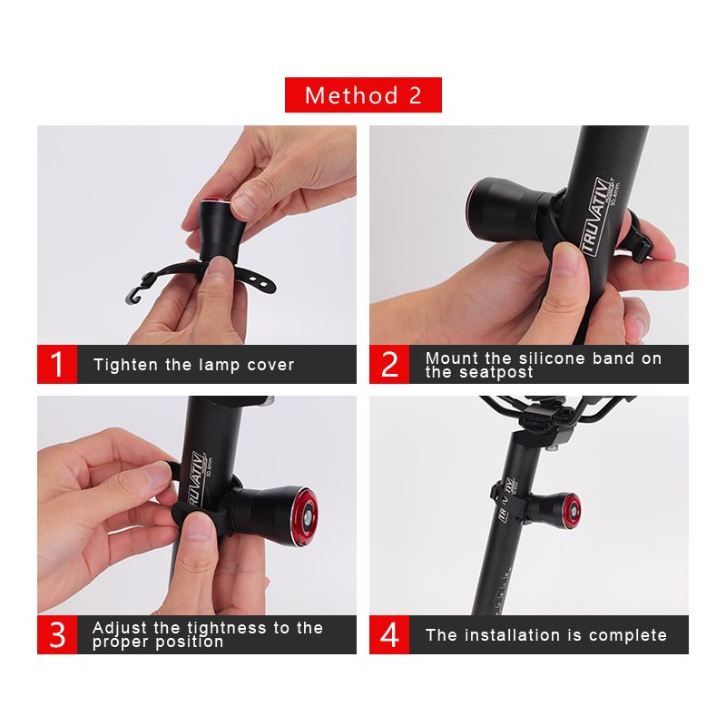 Opplev økt sikkerhet med ANTUSI Q5 Smart Sykkel Baklykt Auto Start/Stopp IPx6 Vanntett LED Sykkelutstyr