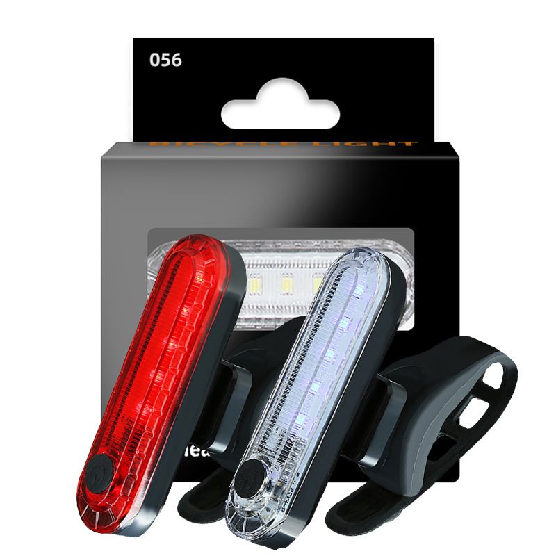 Sykkelbaklykt USB Oppladbar Rød Ultra Bright værbestandig LED for høy synlighet og sikkerhet Sykkeltilbehør