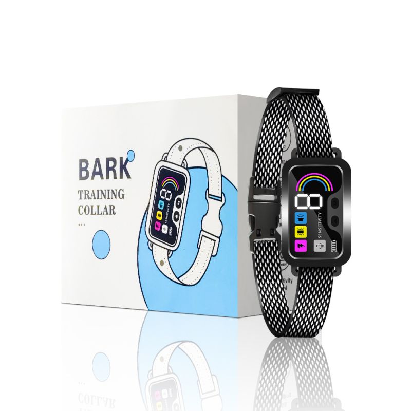 PuPoPan smart automatisk anti bjeffehalsbånd vanntett og oppladbar for effektiv og human bjeffekontroll