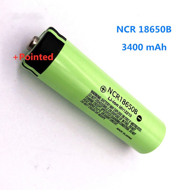 NCR18650B 3400mAh 18650 Li-Ion oppladbart batteri