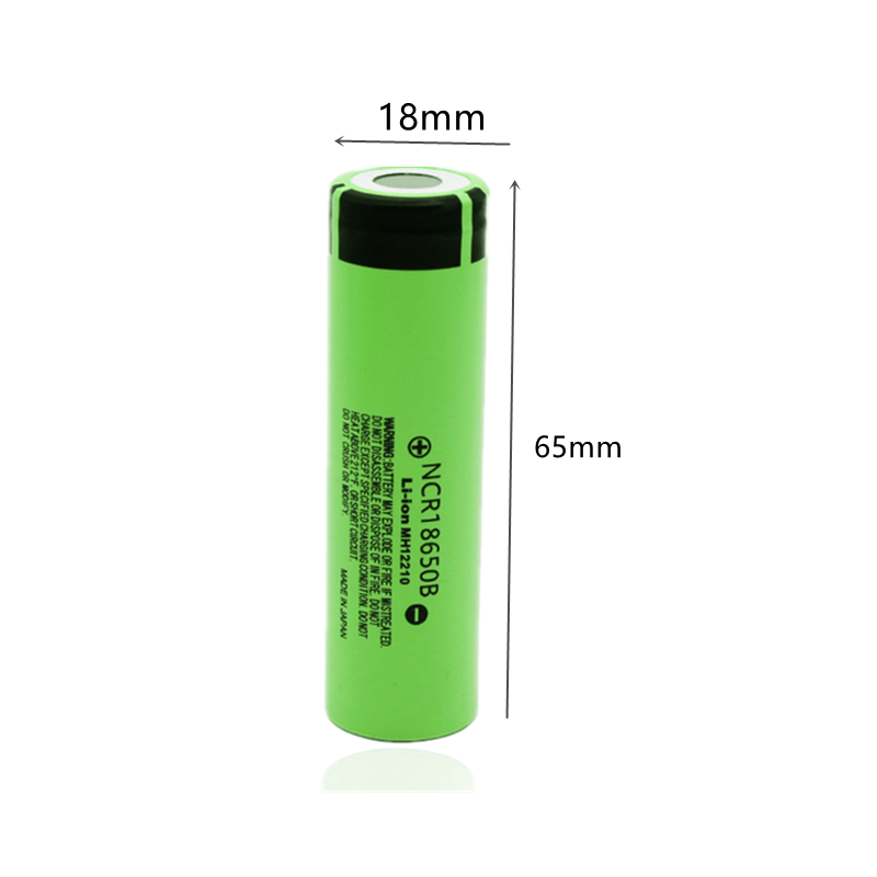 NCR18650B 3400mAh 18650 Li-Ion oppladbart batteri