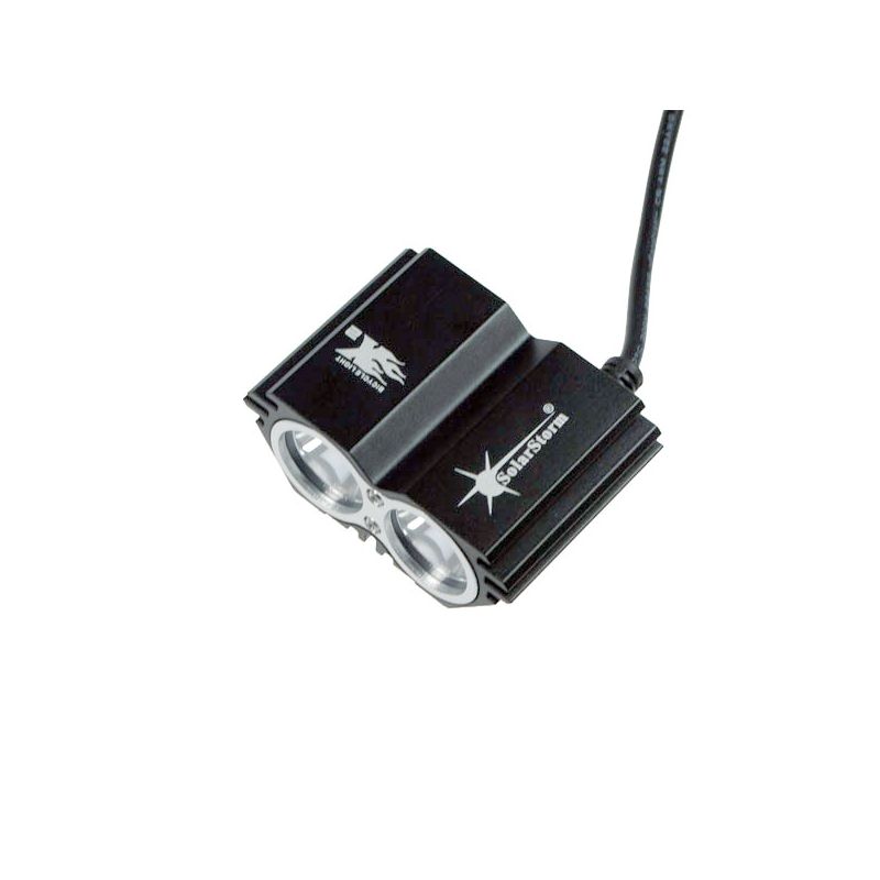 Solarstorm X2 LED sykkelfrontlys 2000 lumens IP65 vanntett sikkerhet for pendler og terrengsyklist ny tilstand