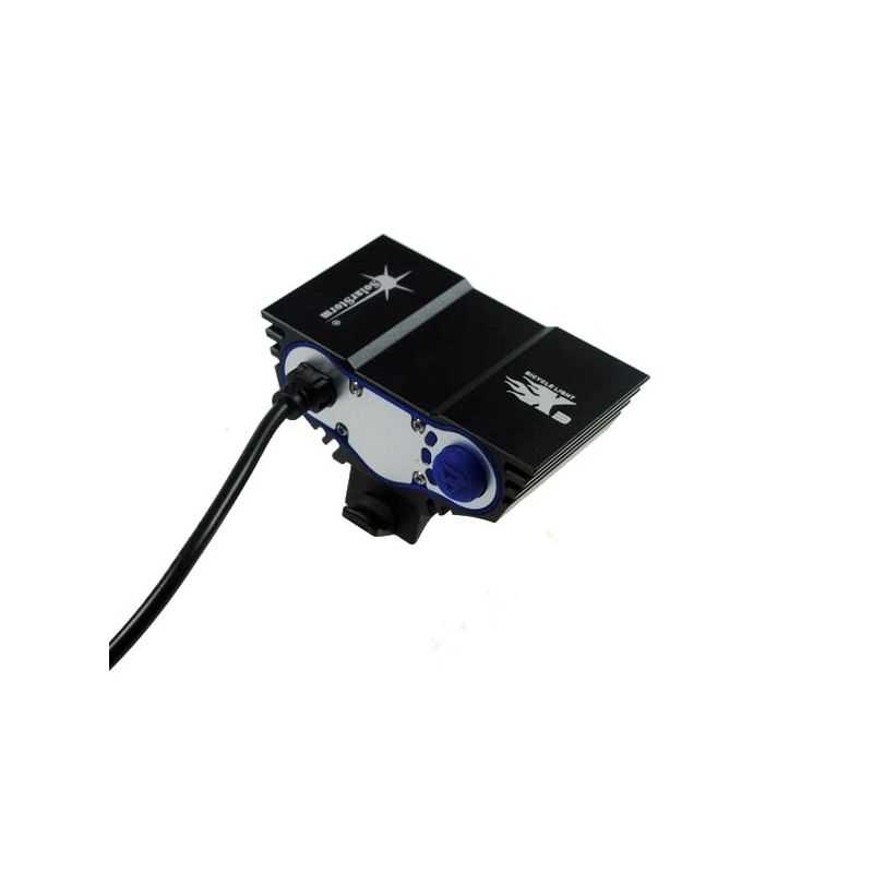 Solarstorm X3 3000 Lumens LED Sykkellamper Svart Rød for By og Skogsstier IP65 Vanntett 4 Moduser