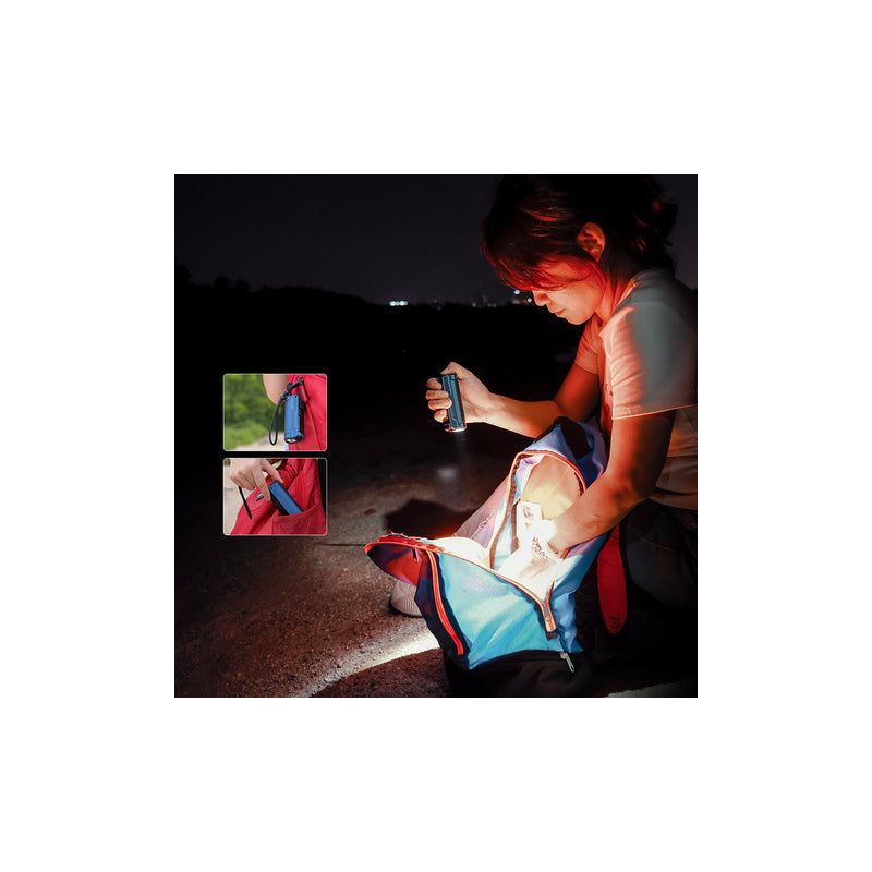 Imalent BL50 3600 Lumen LED lommelykt Type-C oppladbar bærbar belysning for utendørs opplevelser  OLED-skjerm