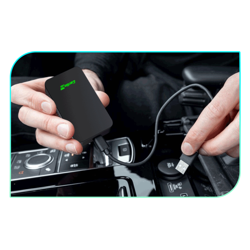 CarlinKit 2air 5.0 CarPlay Android Auto Trådløs Adapter Sømløs Integrasjon for Kabelfri Kjøring i Bil