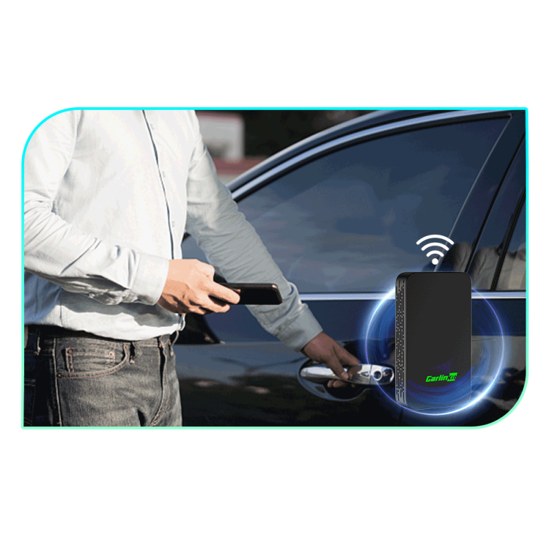 CarlinKit 2air 5.0 CarPlay Android Auto Trådløs Adapter Sømløs Integrasjon for Kabelfri Kjøring i Bil