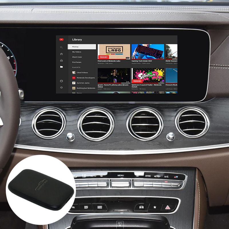 Carplay Box Trådløs Android Auto Adapter Universell Multimedia Stream Netflix YouTube Kablet til Trådløst