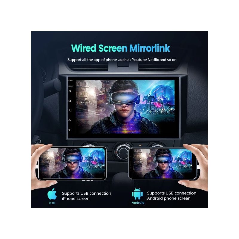 CarlinKit USB CarPlay Dongle Trådløs CarPlay enkel installasjon 5G prosessor smarttelefon integrasjon