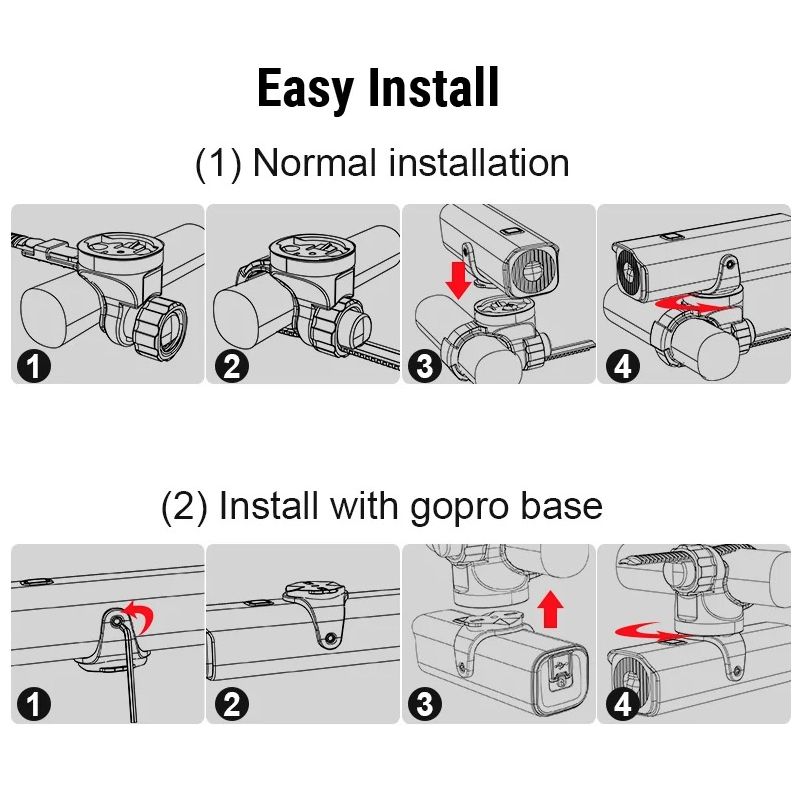 TOWILD CL1600 USB oppladbar frontlampe 1600 lumen LED sykkellykt for urban sykling og off-road eventyr