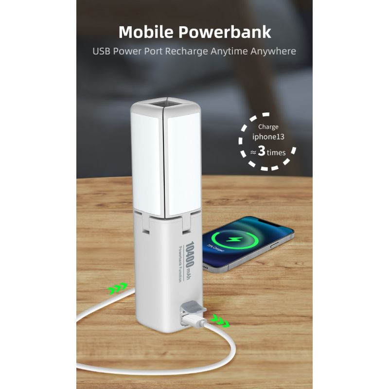 Klarus CL2 750 lumen frifellbar campinglys med øyepleie og 7 lysmoduser ideell for innendørs og utendørs belysning