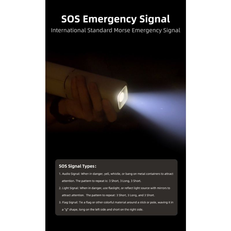 Klarus CL2 750 lumen frifellbar campinglys med øyepleie og 7 lysmoduser ideell for innendørs og utendørs belysning