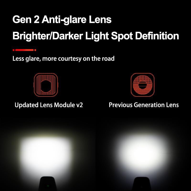 TOWILD CL2000 Sykkellys 2000 Lumen: Supersterk for MTB, Landevei & Pendling