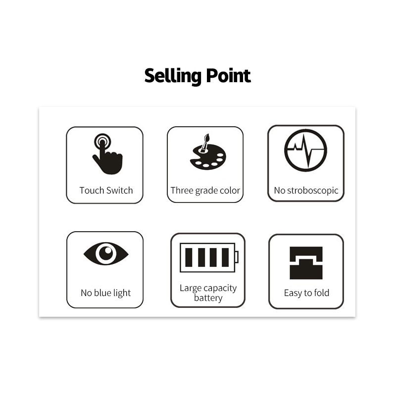 LED skrivebordslampe med USB berørings nattlys og kalender moderne bordlampe for øyebeskyttelse og myk belysning