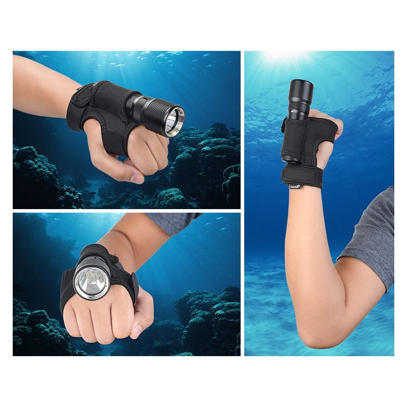 TrustFire TR-DF008 LED dykkerlommelykt 700 lumen IPX8 sertifisering med magnetisk kontrollbryter og flyaluminiumslegering