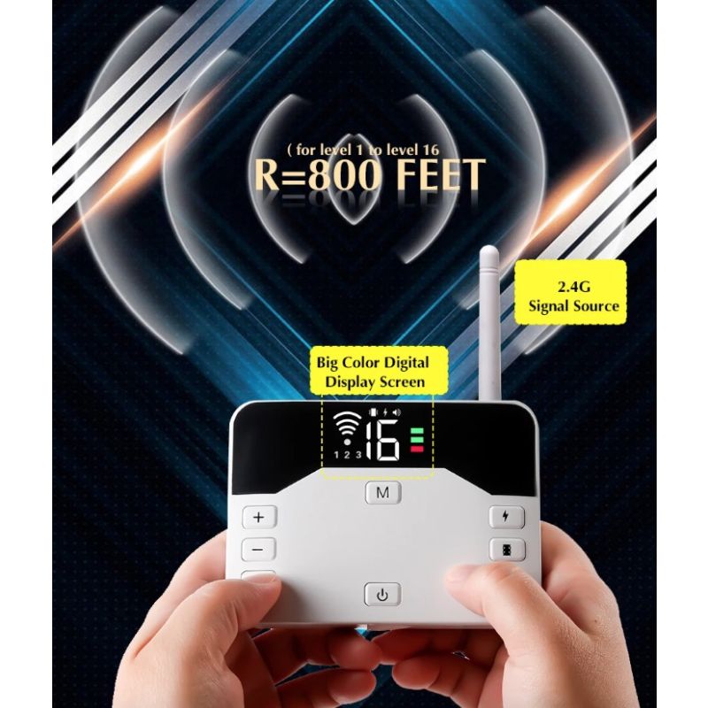 Det ultimate trådløse hundegjerde og eksternt treningshalsbånd for kjæledyrsikkerhetsløsninger i alle størrelser