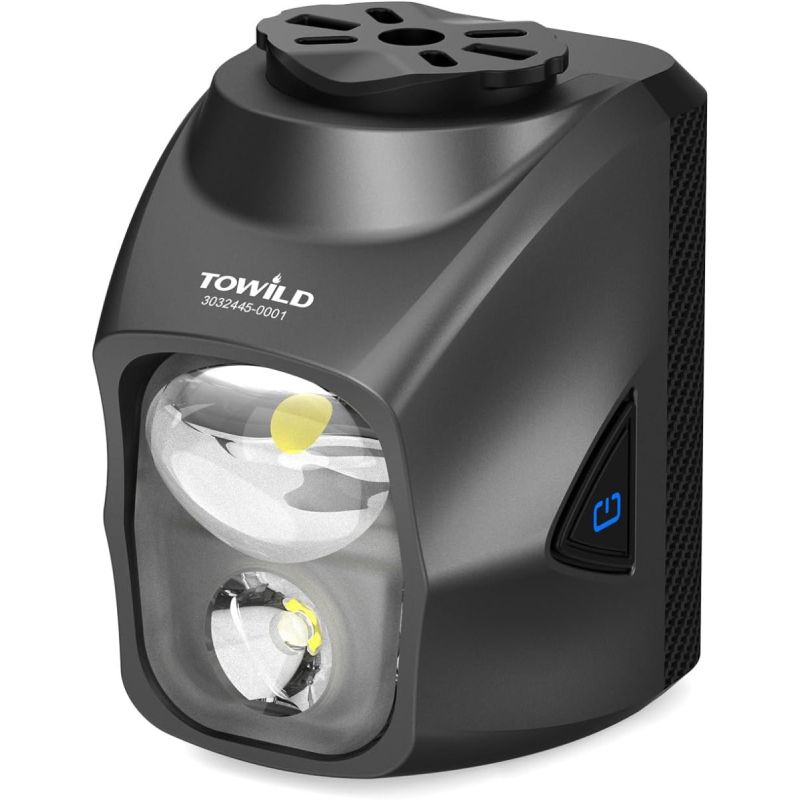 TOWILD DLite 1700 Sykkellykt: Optimal Synlighet med 1900 Lumen, USB Oppladbar, Vanntett!