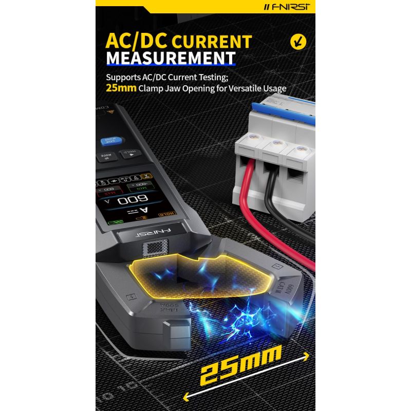 FNIRSI DMC-100 Strømtang Multimeter: Automatisk & Intelligent Høypresisjons Universalmåler