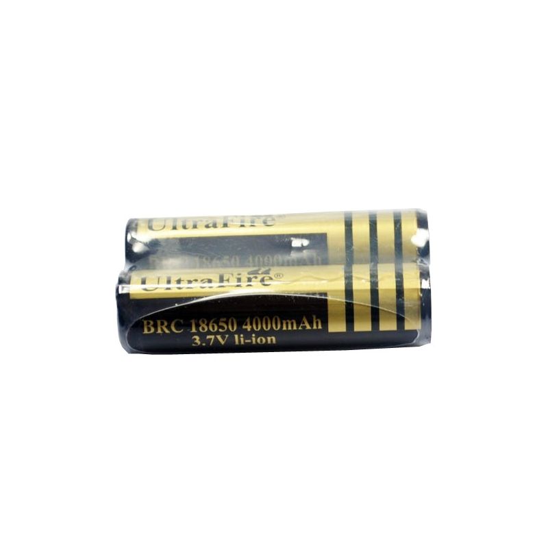 Ultrafire BRC 4000mAh 3.7V 18650 oppladbare batterier langvarig og miljøvennlig strømløsning for LED hodelykter