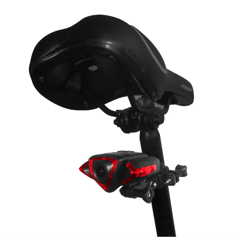 Sykkel baklysopptaker med 1080P kamera og smart trådløs fjernkontroll sykkelsikkerhet baklys