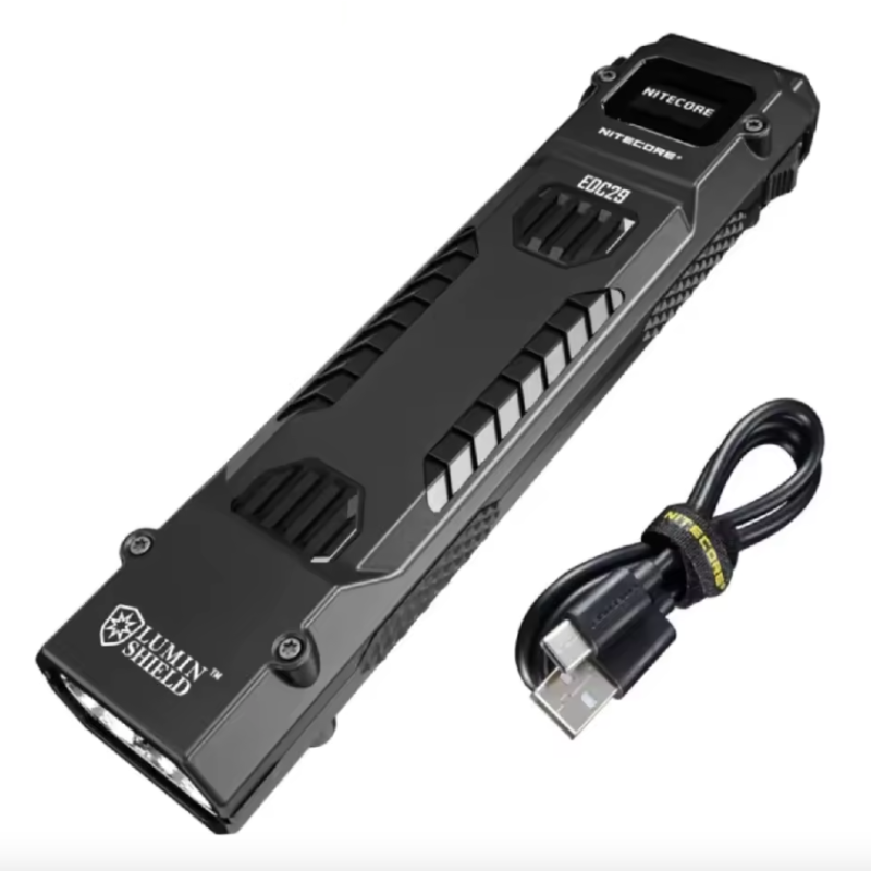 NITECORE EDC29 6500 lumen USB-C oppladbar lommelykt med lang rekkevidde og justerbare lysstyrkenivåer