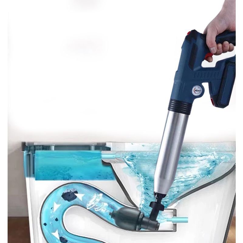 Elektrisk kloakkmudreverktøy med høytrykksteknologi for effektiv blokkering fjerning slitesterkt VVS-verktøy