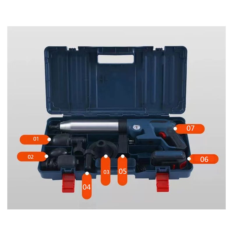 Elektrisk kloakkmudreverktøy med høytrykksteknologi for effektiv blokkering fjerning slitesterkt VVS-verktøy