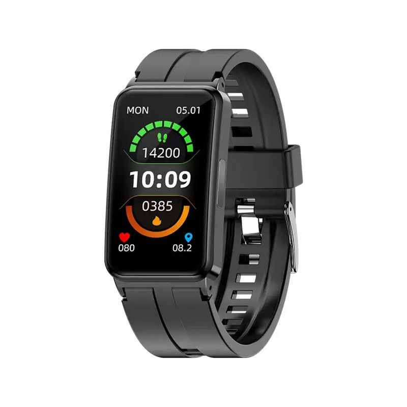 EP01 Blodglukose Sukker Smart Watch EKG? HRV hjertefrekvenstemperatur 1,47" HD vanntett Smart Armbånd Band Fitness Tracker