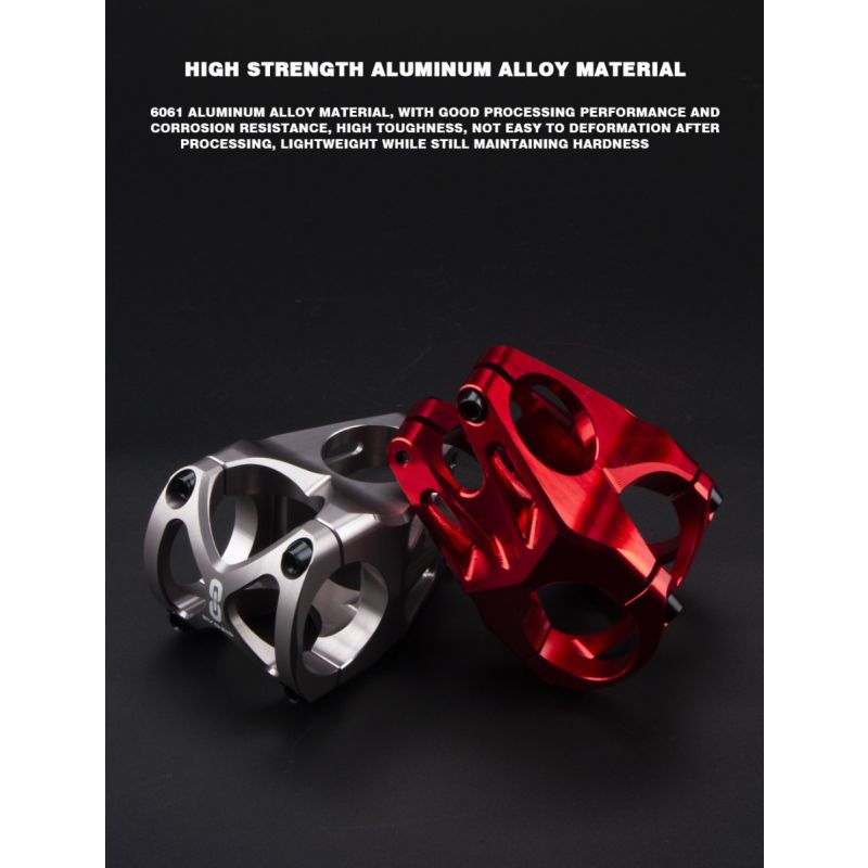 EVOSID terrengsykkelstamme 31,6 mm justerbar aluminium robust design for landevei MTB sykling sykkelopplevelse