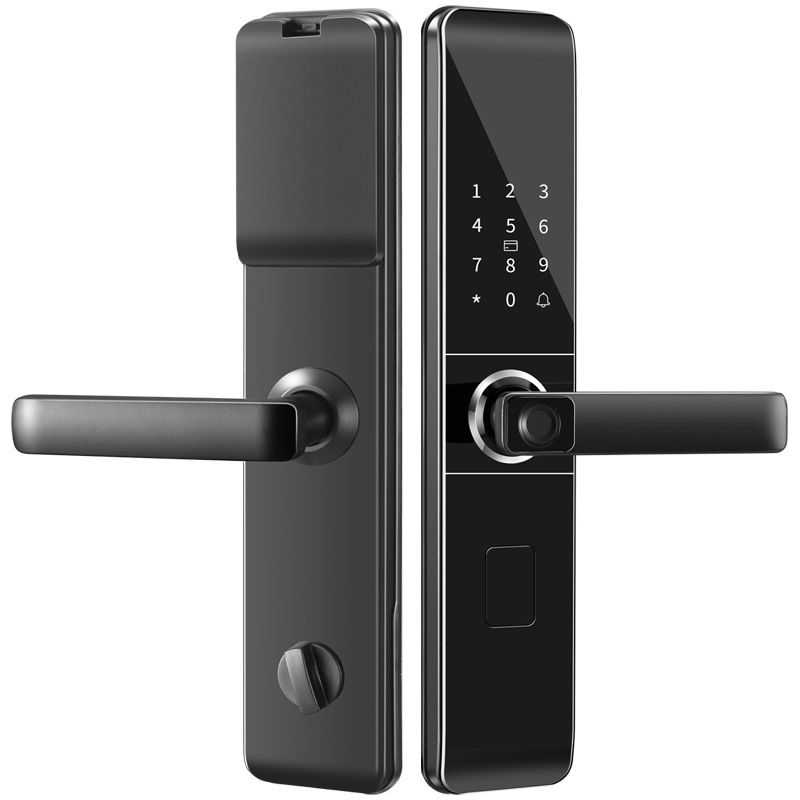 Elektronisk Smart Dørlås med Biometrisk Fingeravtrykk for Hjemmesikkerhet Nøkkelfri Adgang og Stilig Design