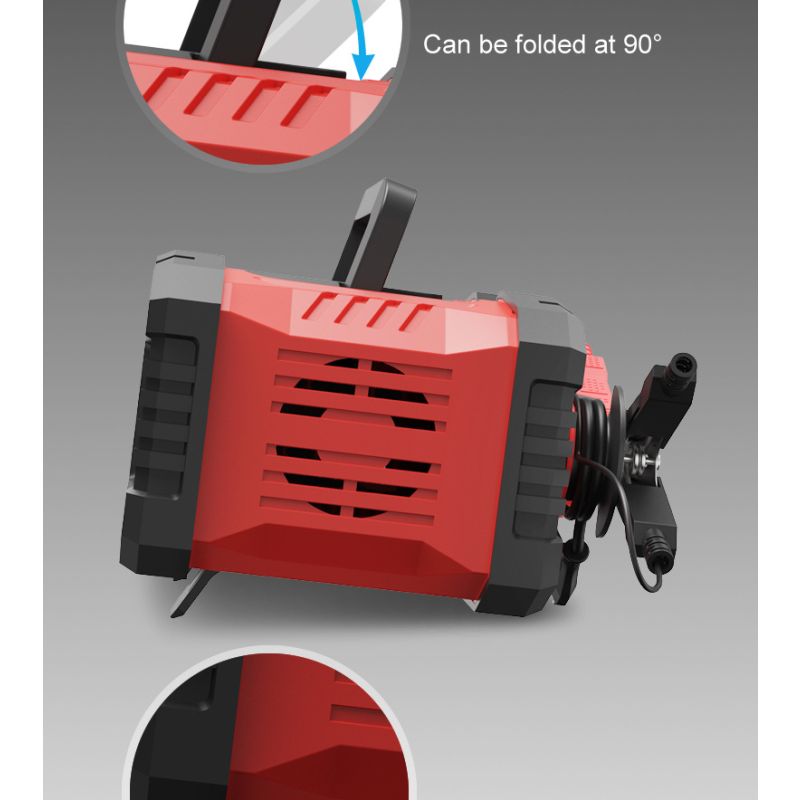 FOXSUR 20A bærbar bilbatterilader 12V-24V AGM LiFePO4 blysyre 7-trinns lading pålitelig ytelse batterilevetid