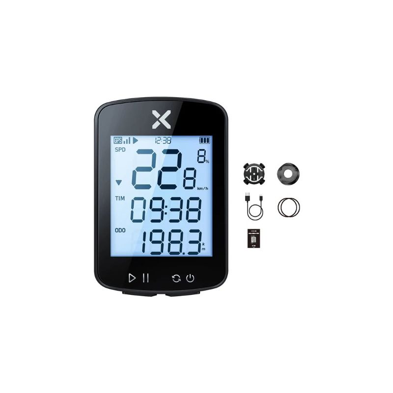XOSS G+ G2 sykkelcomputer for sykling med trådløs speedometer pulssensor GPS-generasjon for eventyrsykling